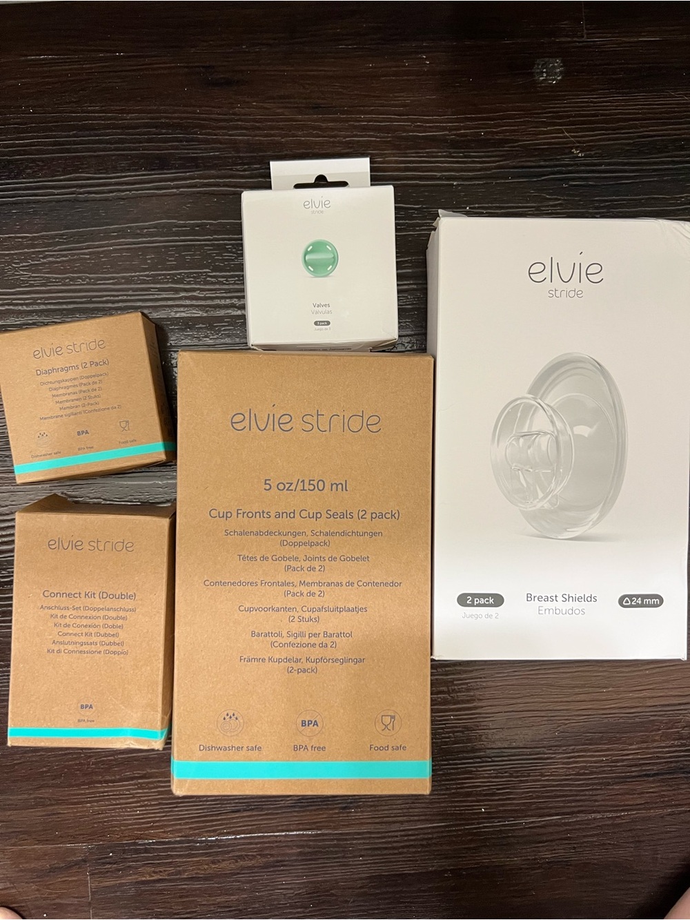 Elvie Stride Breast Shields & Accessories - replacement parts